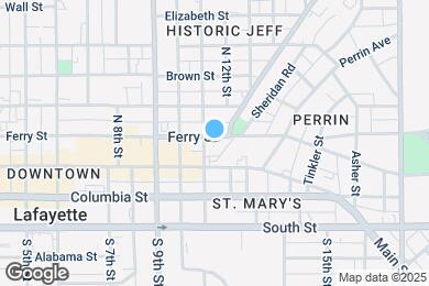 Map image of the property - 1107 Ferry St