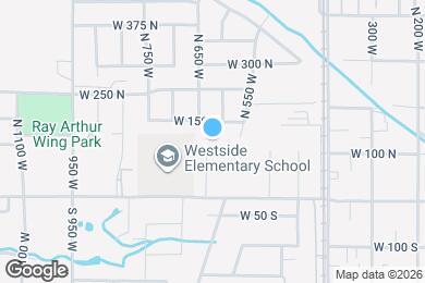 Map image of the property - 646 W 100 N