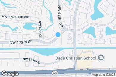 Map image of the property - 6866 NW 173rd Dr