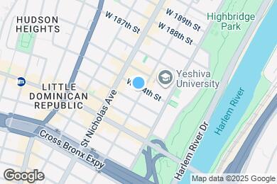 Map image of the property - West 184th Street