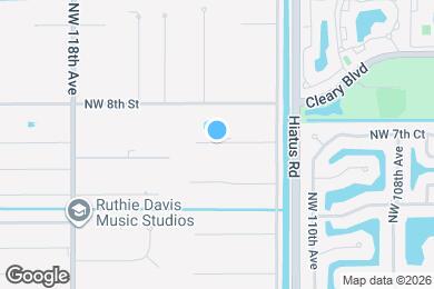 Map image of the property - 11400 NW 7th St