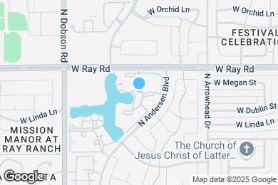 Map image of the property - 1825 W Ray Rd