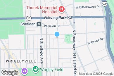 Map image of the property - 3836 N Fremont St