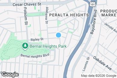 Map image of the property - 500 Peralta Ave