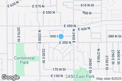 Map image of the property - 2357 E 350 N