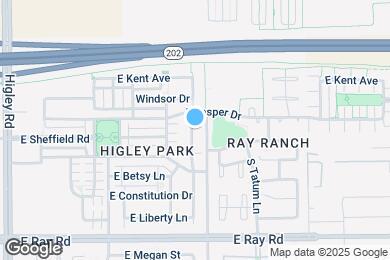 Map image of the property - 1383 S Ponderosa Dr