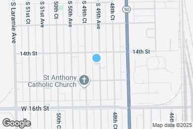 Map image of the property - 1420 S 49th Ave