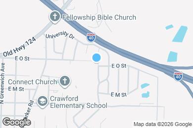 Map image of the property - 1425 N Nashville Ave