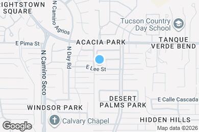 Map image of the property - 8913 E Lee St