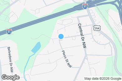 Map image of the property - 1250 Pless St NW