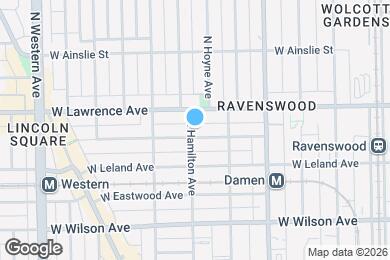 Map image of the property - 2134 W Giddings St