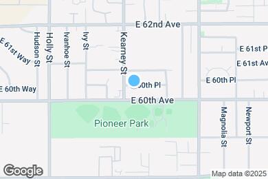 Map image of the property - 6120 E 60th Pl