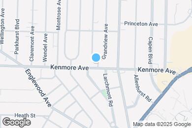 Map image of the property - 217 Kenmore Ave