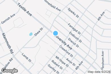 Map image of the property - 354 University Ave