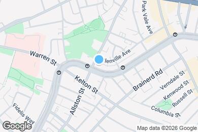 Map image of the property - 1377A Commonwealth Ave