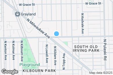 Map image of the property - 4267 W Addison St
