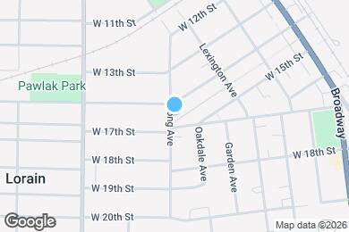 Map image of the property - 1421 Long Ave