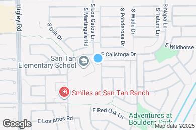 Map image of the property - 3464 S Moccasin Trail