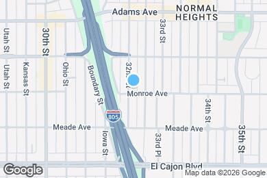 Map image of the property - 4509 32nd St