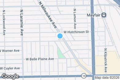 Map image of the property - 4950 W Berteau Ave