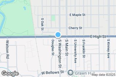 Map image of the property - 802 S Washington St