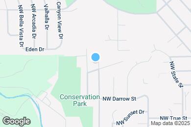 Map image of the property - 1405 NW Clifford St