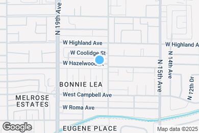 Map image of the property - 1713 W Hazelwood St