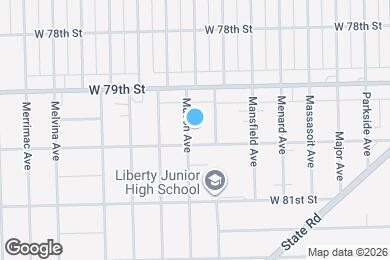 Map image of the property - 7939 Mason Ave