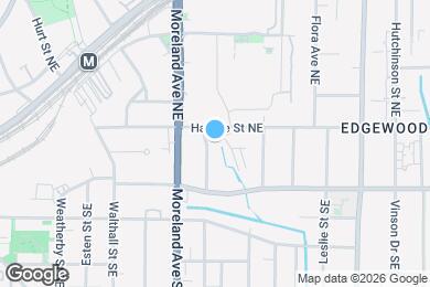 Map image of the property - 51 Screven St NE