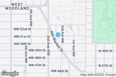 Map image of the property - 5012 Baker Ave NW