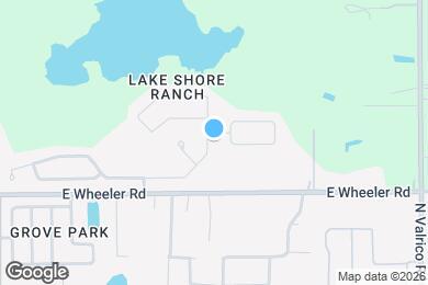 Map image of the property - 1309 Lake Shore Ranch Dr