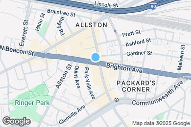 Map image of the property - 84 Brighton Ave