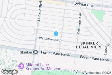 Map image of the property - 6119 Waterman Blvd