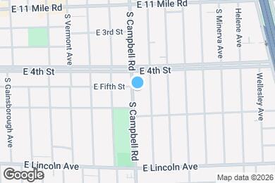 Map image of the property - 505 S Campbell Rd