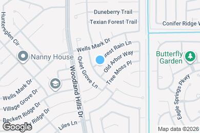 Map image of the property - 4110 Forest Rain Ln