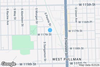 Map image of the property - 11658 S Peoria St