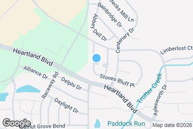 Map image of the property - 8607 Bluff Point Dr