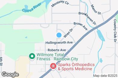 Map image of the property - 2725 Wren Dr