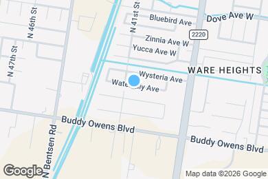 Map image of the property - 4005 Water Lily Ave