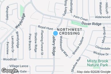 Map image of the property - 7166 Gallery Ridge