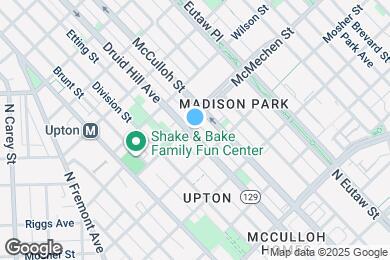 Map image of the property - 1527 Druid Hill Ave