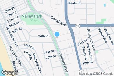 Map image of the property - 616 24th Pl