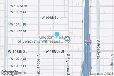 Map image of the property - 550 W 106th St