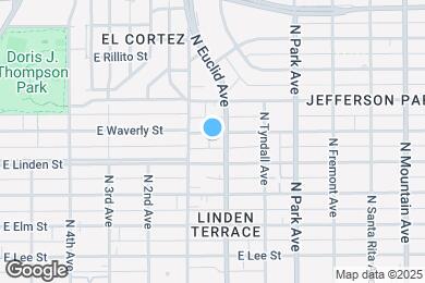 Map image of the property - 732 E Waverly St