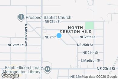 Map image of the property - 2100 NE 26th St