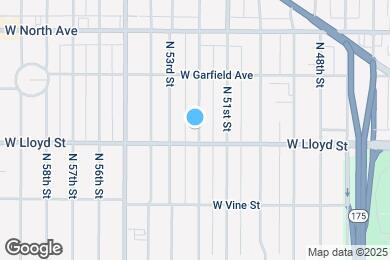 Map image of the property - 2115 N 52nd St