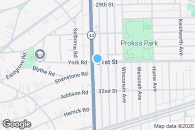 Map image of the property - 3103 S Harlem Ave