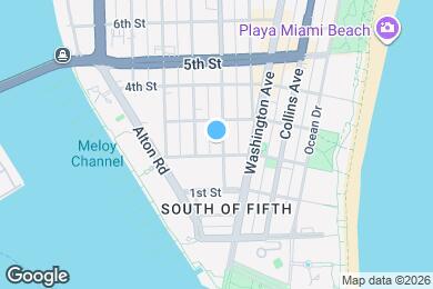 Map image of the property - 220 Meridian Ave