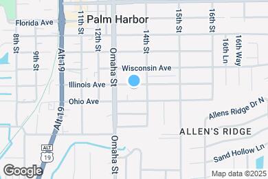 Map image of the property - 1328 Illinois Ave