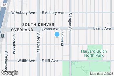 Map image of the property - 2156 S Sherman St